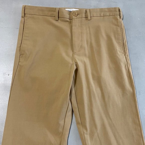 Baubax Pants Mens Size 33 x 30 Tan wool blend Stain and water‎ resistant chino - Picture 2 of 6